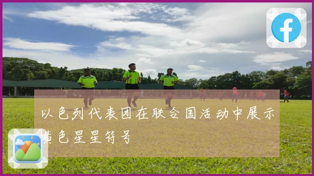 以色列代表团在联合国活动中展示黄色星星符号