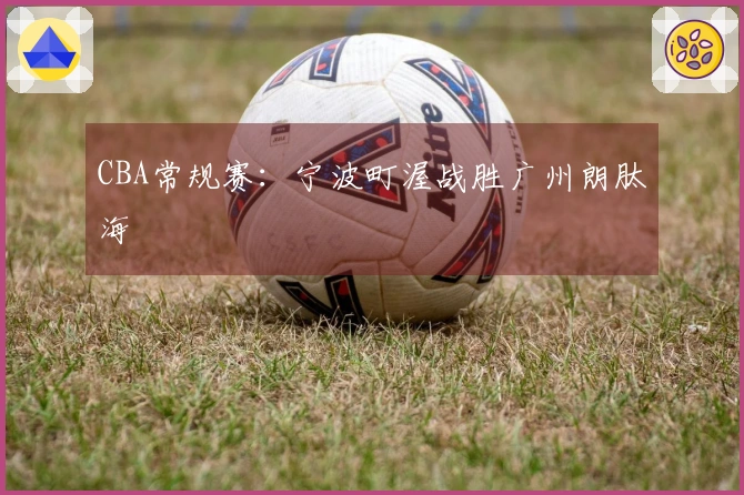 CBA常规赛：宁波町渥战胜广州朗肽海